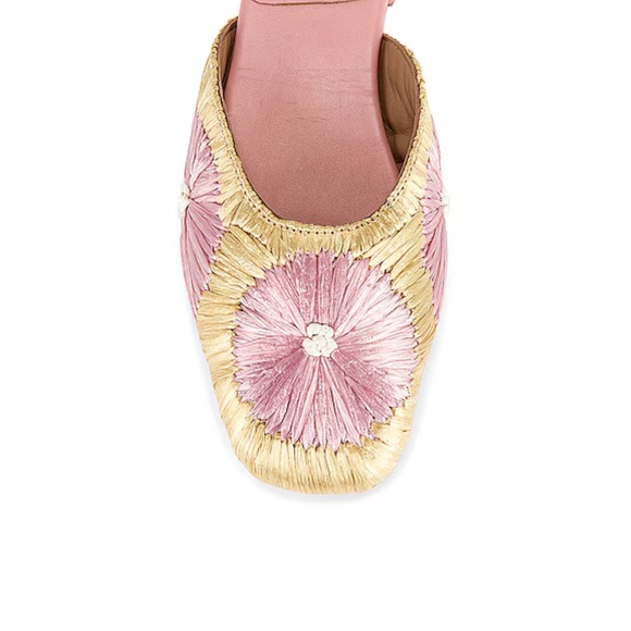NWT Jeffrey Campbell Mitzy Slide Gold Pink 8 - Picture 3 of 11